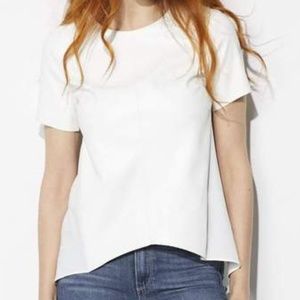 Becca Faux Leather Top